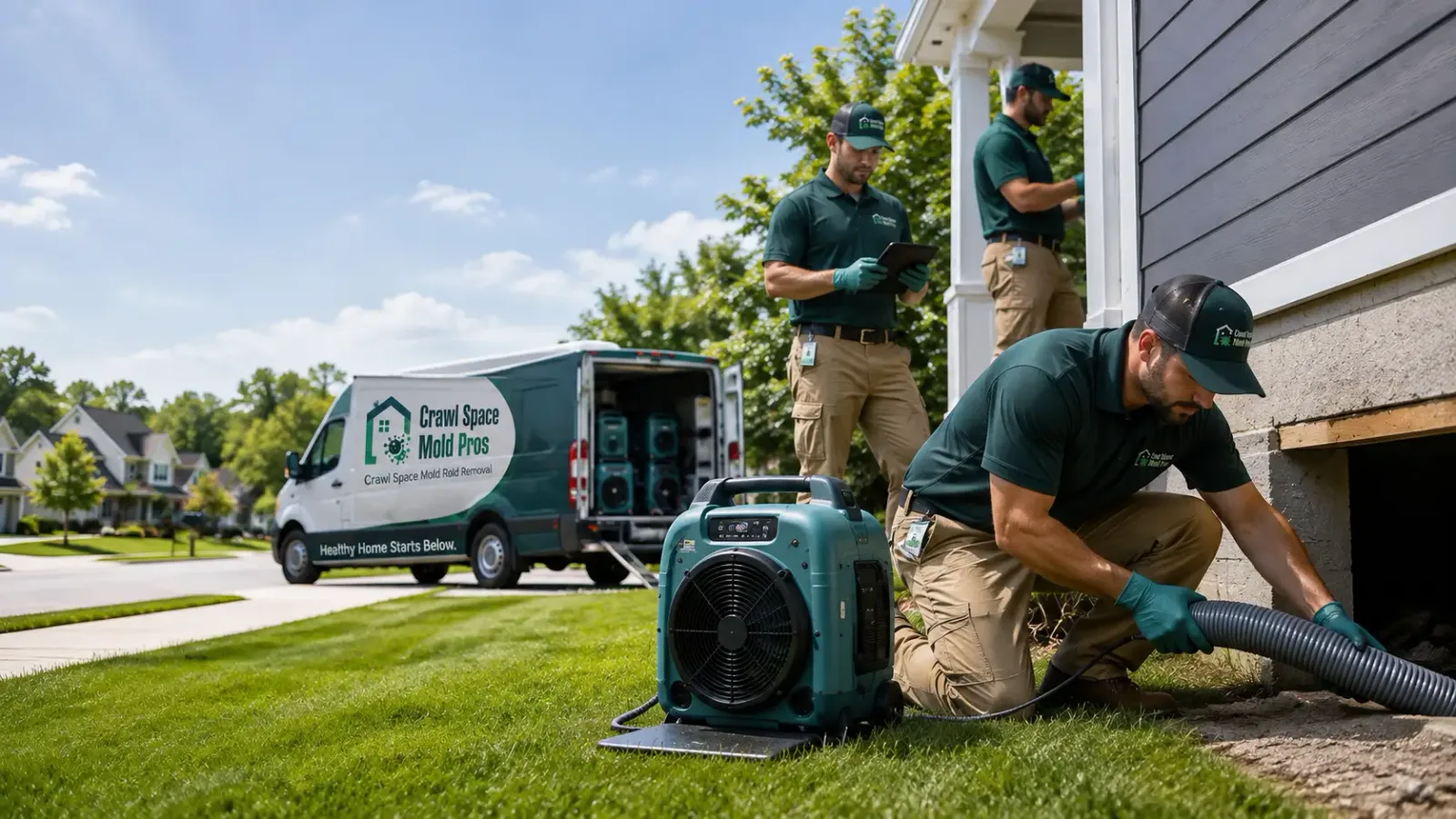 Crawl Space Mold Removal in Hartford, KS